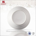 Wholesale hotel porcelain chinaware, 6" white chaozhou ceramic collapsible bowl